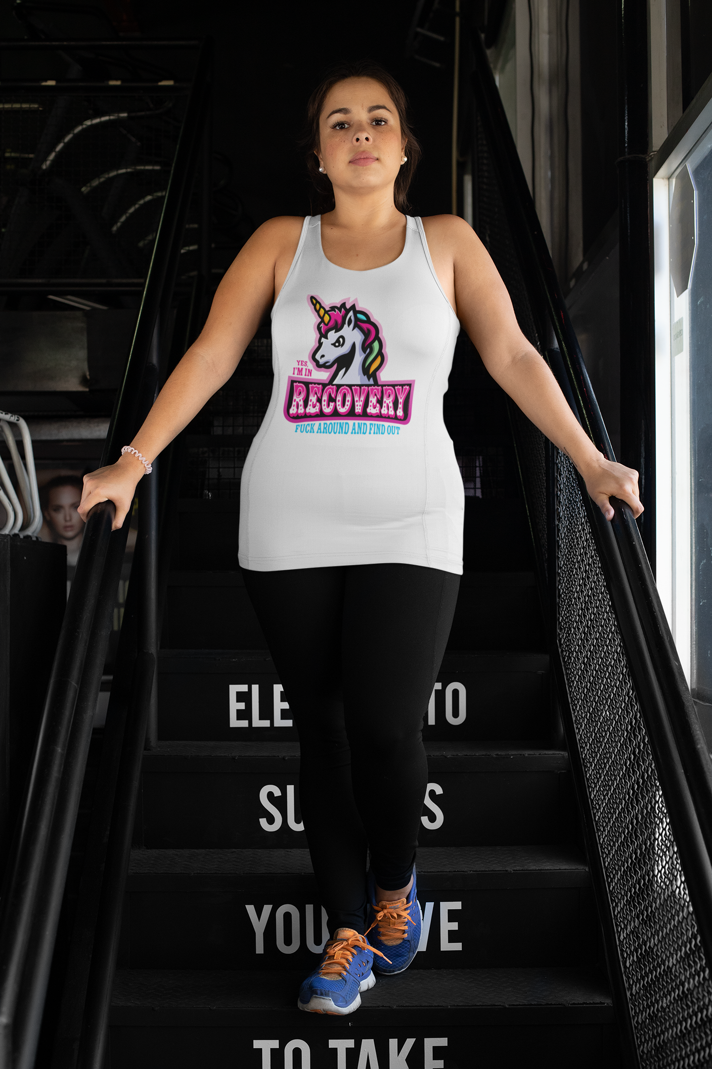 Edgy Unicorn Tank Top